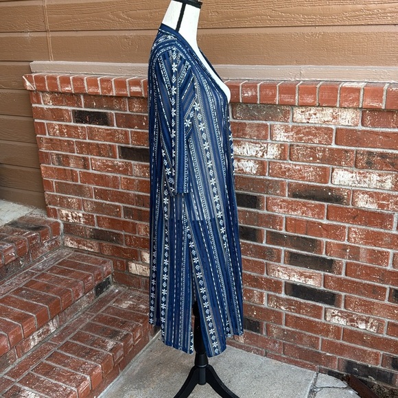 Women's Lightweight Full Length Duster Kimono - check listing for measurements - Picture 5 of 6